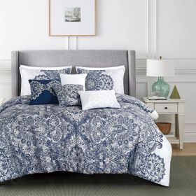 Estime 7 Pieces Comforter Set (size: King)