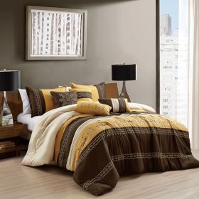 7 Pieces Comforter Set (size: Queen)